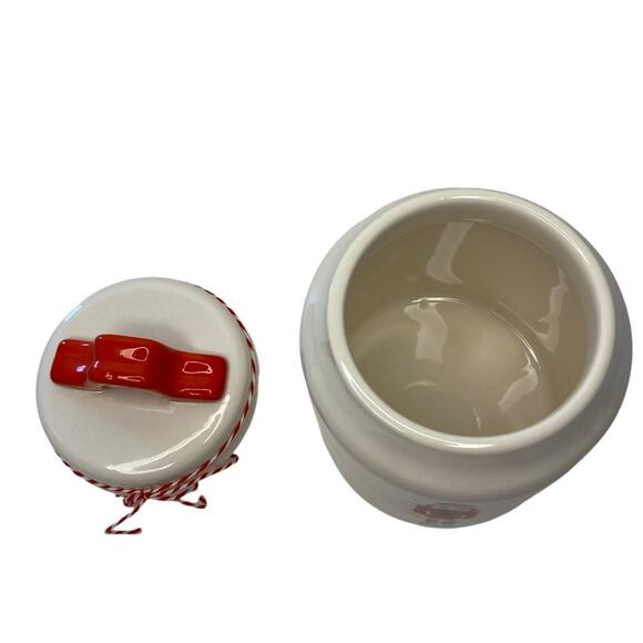 RAE DUNN NUTCRACKER JAR, COOKIE JAR, STORAGE CONTAINER. - Picture 5 of 7